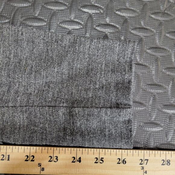 Theory Women's Viscose Stretch Cropped Dress Pants Size 0 Heathered Gray - Picture 6 of 10
